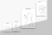 Women's Line Art Illustrations, a Person Illustration by La Petite Line Art (Thumbnail 5 of 17)