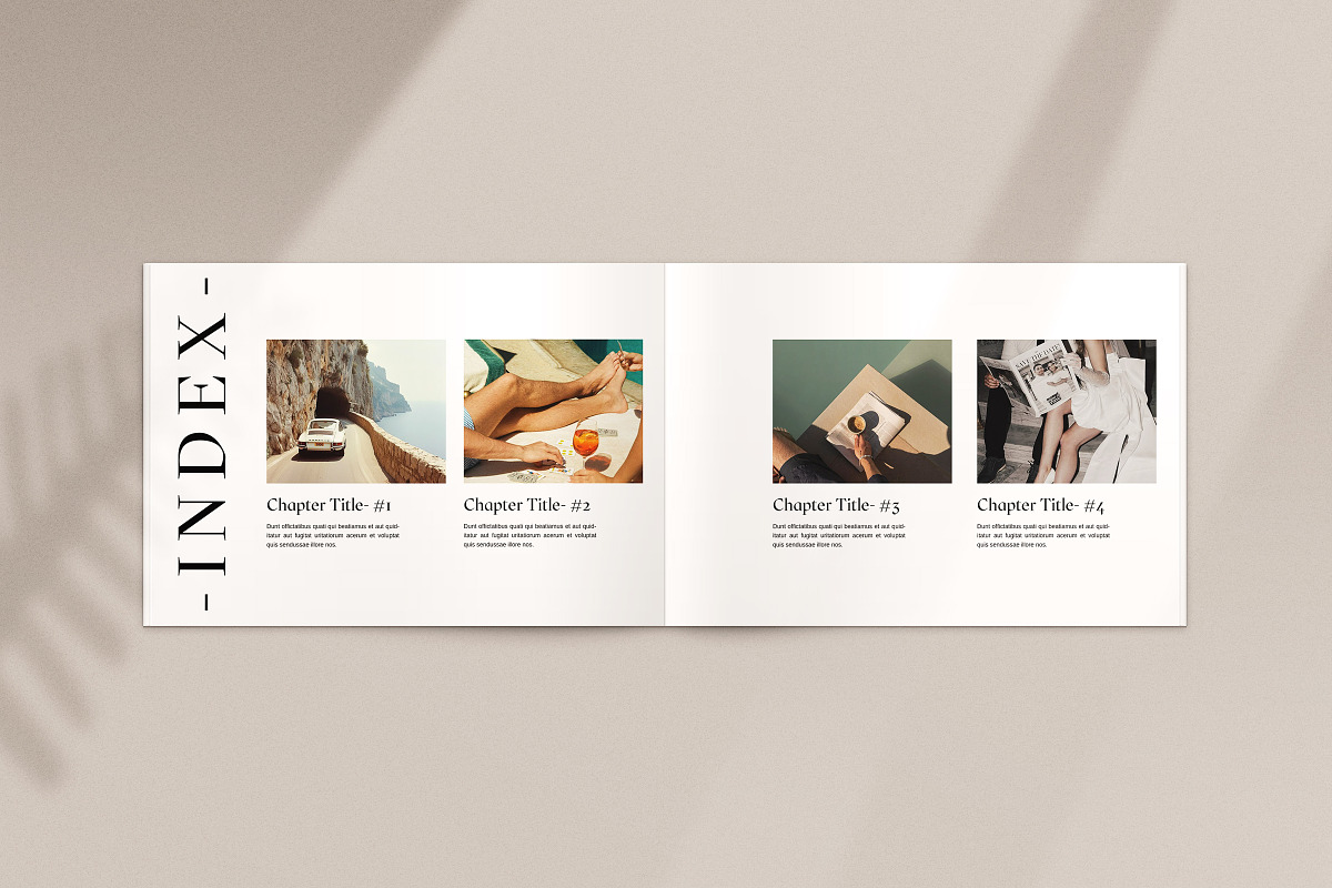 Photo Album Book Template | CANVA, a Magazine Template by ArtisanaAura (Photo 3 of 13)