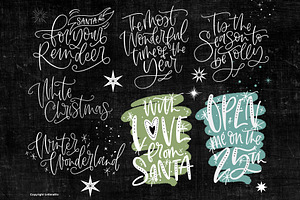 Handlettered Merry Christmas