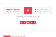 Html Email E-signature, an Email Template by QuickArtisan (Thumbnail 2 of 5)