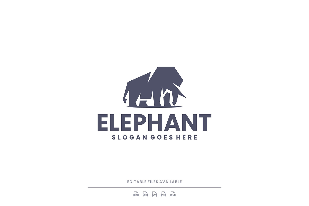 Elephant Logo Flat Silhouette, a Branding & Logo Template by Artnivora.Std (Photo 1 of 4)