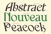 CS Chako – Art Nouveau Font, a Serif Font by Craft Supply Co. (Thumbnail 3 of 8)