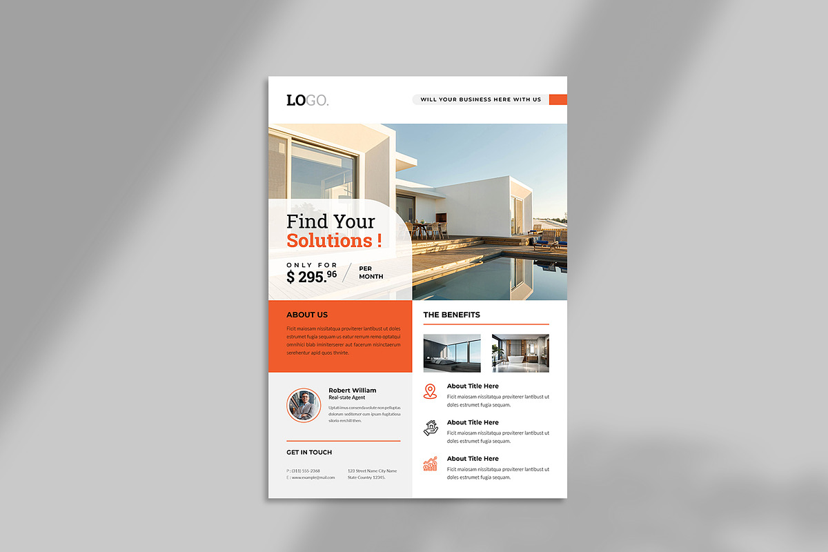 Realstate Properties Flyer Template preview 6