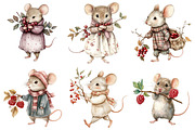 Minnie Animals Mouse Strawberry, an Illustration by CitraGraphics (Thumbnail 4 of 5)