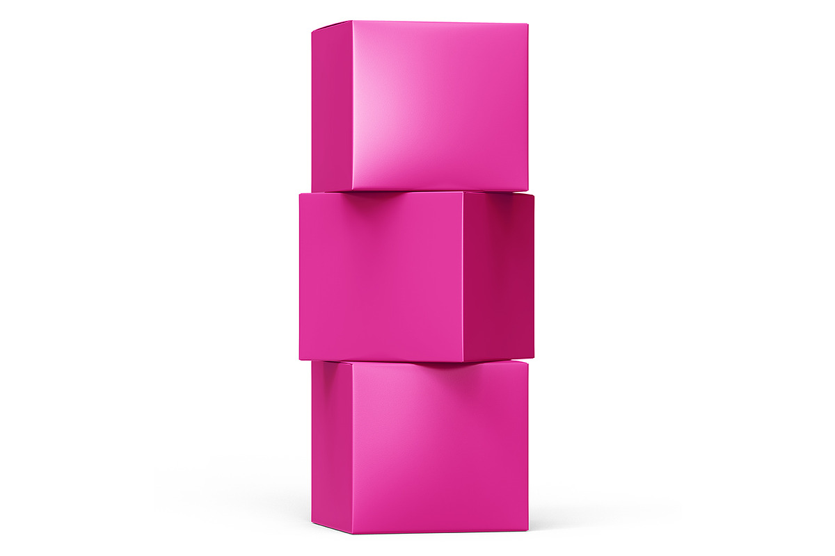 Square Box Mockup, a Packaging Mockup by Ram Studio (Photo 4 of 17)