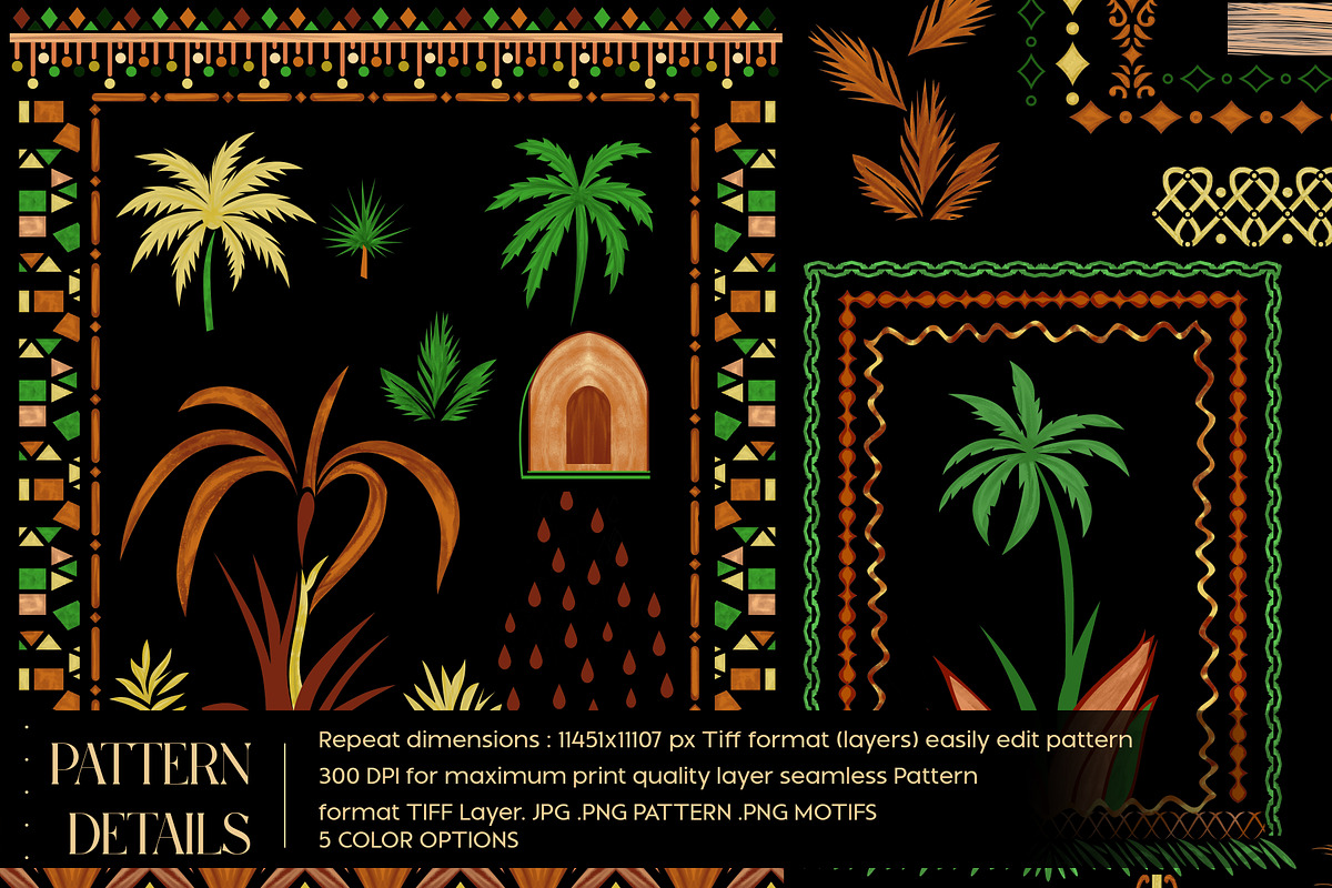 CANOPYA Village Seamless Pattern, a Pattern Graphic by Fabrivo (Photo 3 of 10)
