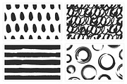 Splashes & Brush Strokes Patterns, a Pattern Graphic by Vodoleyka (Thumbnail 3 of 7)