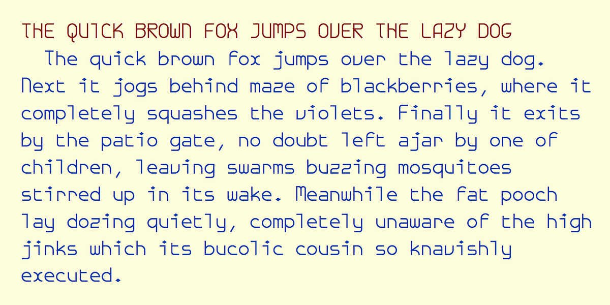 GalexicaMono, a Font by Ingrimayne Type (Photo 4 of 7)