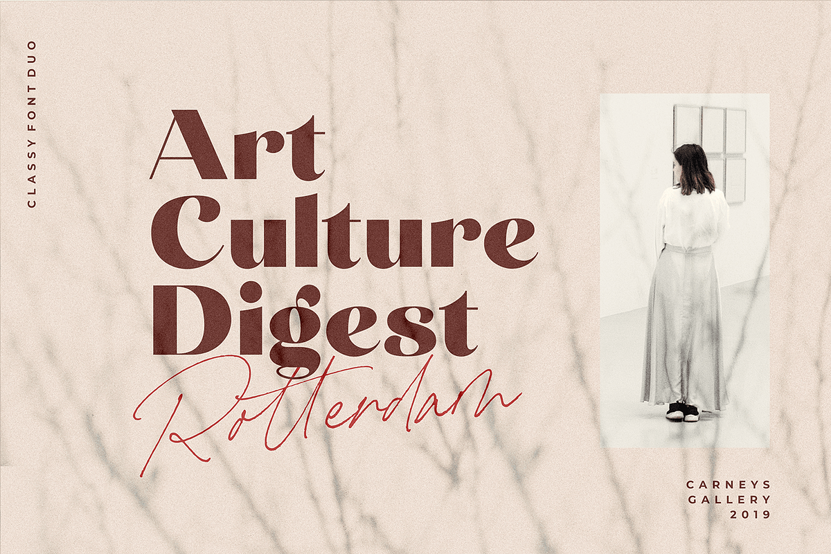 Carneys Gallery Font Duo, a Sans Serif Font by Letteralle Studios (Photo 10 of 16)