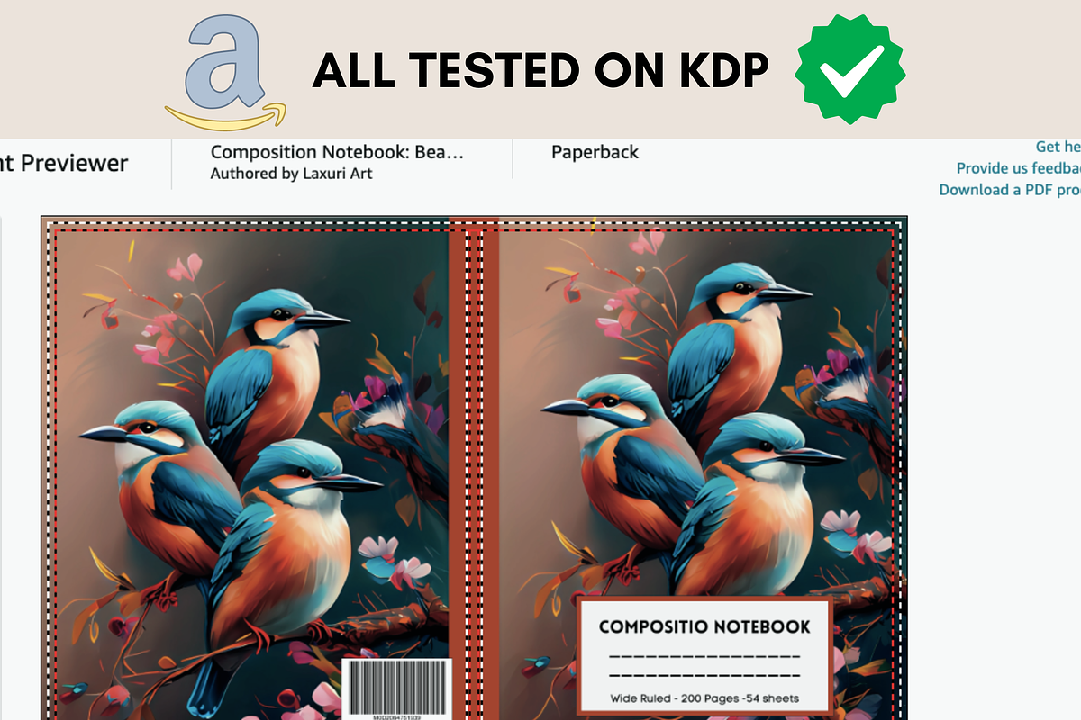 10 Editable KDP Covers Canva Templates