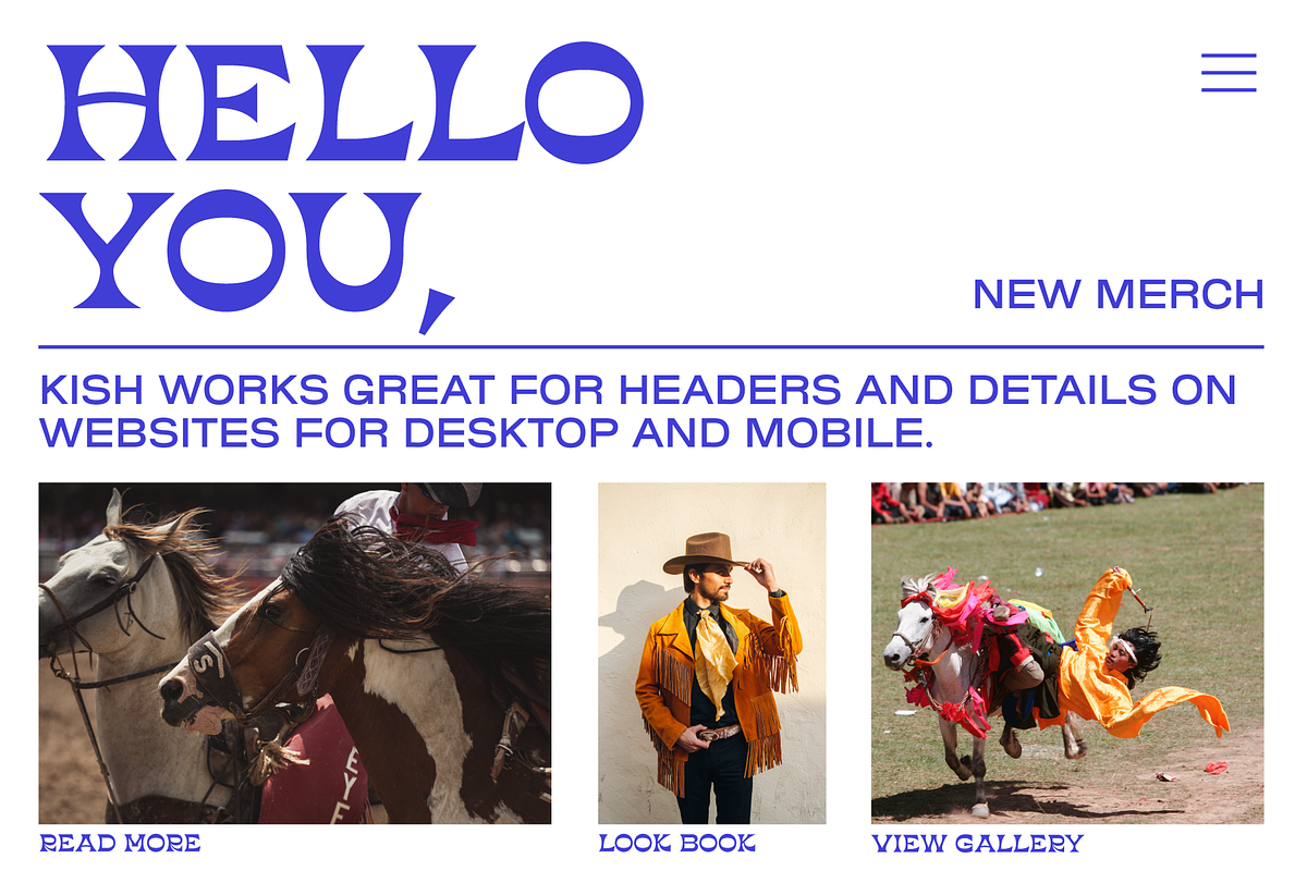 KISH - Quirky Display Type, a Font by That That Creative (Photo 7 of 19)