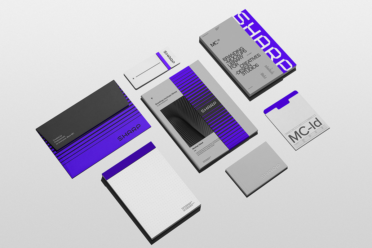 Branding Stationery Mockups, a Product Mockup by Mockup Cloud (Photo 2 of 9)
