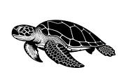 50 Sea Turtle Vector Silhouette Bund, an Illustration by jahid234 (Thumbnail 37 of 51)