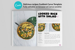 Canva Recipes CookBook Template