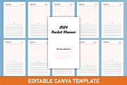 2024 Pocket Planner Canva Interior, a Stationery Template by Mustafiz (Thumbnail 3 of 4)