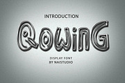 Qowing - Cute Display Font, a Font by Naistudio (Thumbnail 1 of 8)