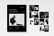 Black White Fashion Magazine Templat, a Magazine Template by UICreative (Thumbnail 1 of 4)