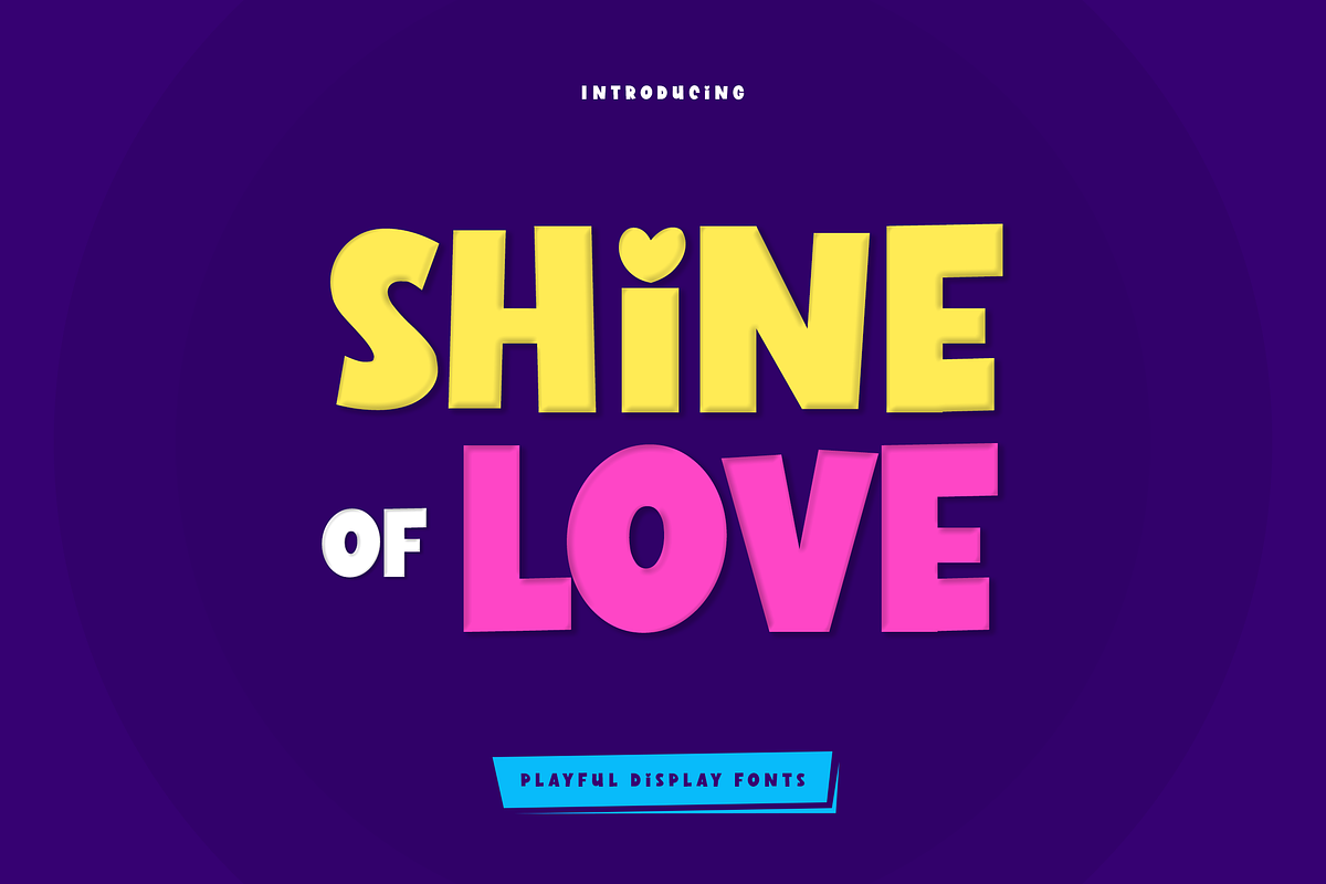 Shine of Love, a Font by Namara Creative Studio (Photo 1 of 10)