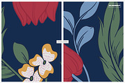 Elegant Botanical Floral Pattern, a Pattern Graphic by likorbut (Thumbnail 5 of 11)