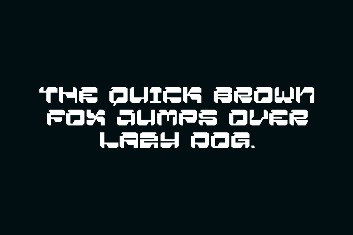 Quick Smart - Futuristic Font, a Sans Serif Font by Iqsiart Studio (Photo 3 of 6)