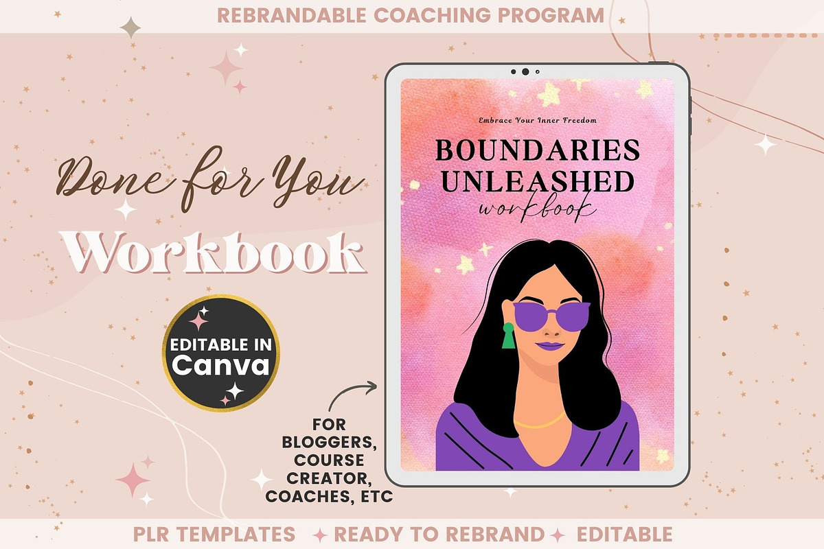 Boundaries Unleashed Workbook, a Templates & Theme by bellaROSEworkshop (Photo 6 of 10)