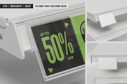 Hinged Shelf Talker Mockup, an Advertising Mockup by SD Mockup (Thumbnail 4 of 4)