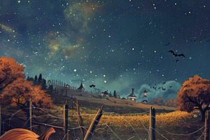 Enchanted Halloween Night , Generate, a Photo by LOGOCREATIVE