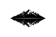 Minimal Mountain Lake Silhouette, a Graphic by hafijul (Thumbnail 3 of 15)