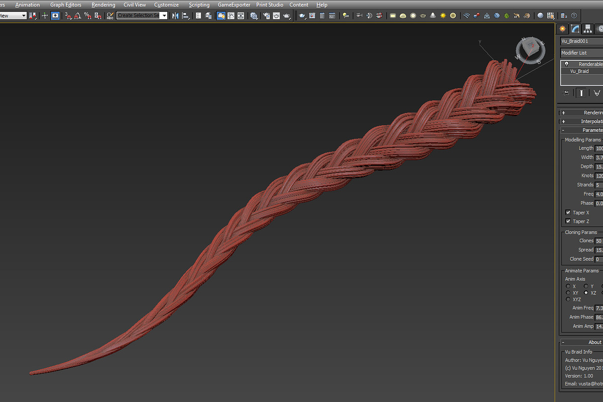 MCG Braid, an Object 3D Model by Candy Shop (Photo 1 of 6)