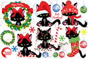 Angry Kitty Christmas AMB-2660, an Illustration by AMBillustrations (Thumbnail 4 of 5)