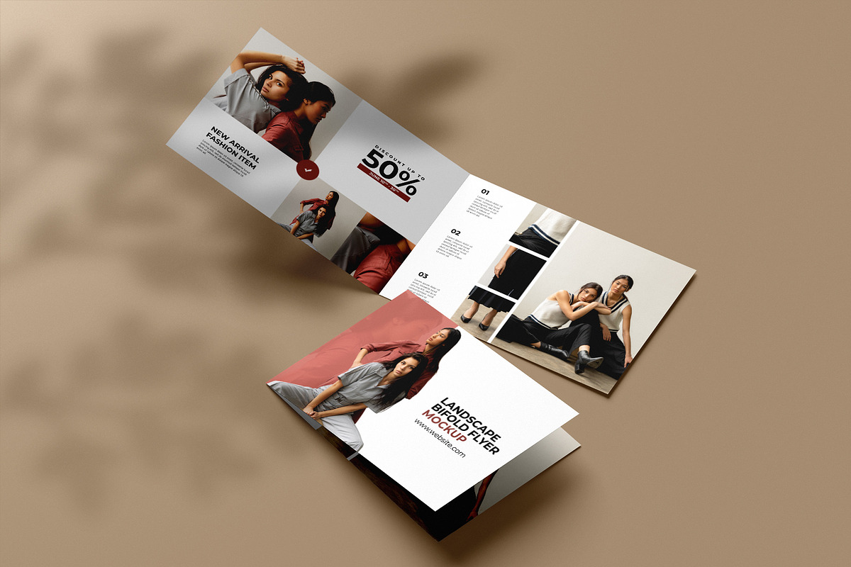 Bifold Brochure Mockup, a Books & Magazine Mockup by Mockup Supper (Photo 4 of 13)