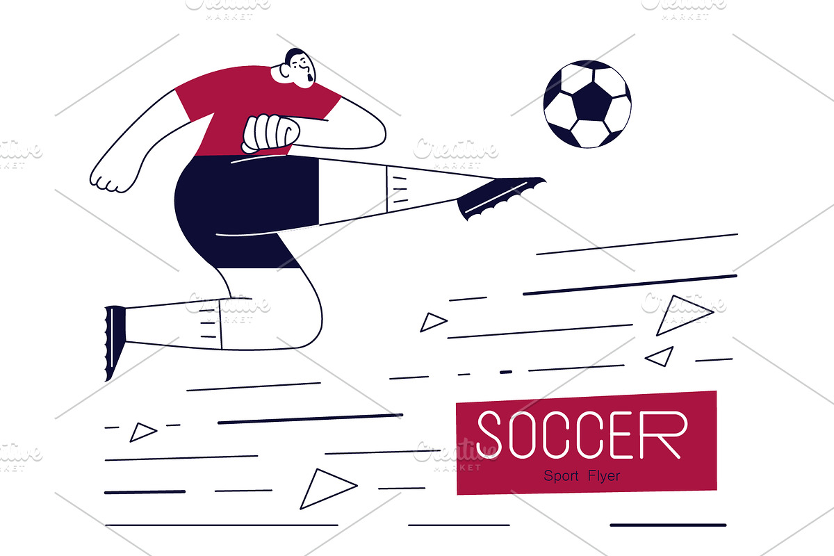 Competitive Sport Players Pack, an Illustration by Lucky Shop (Photo 8 of 12)