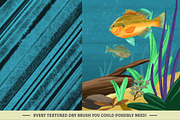 Dry Texture Brushes for Procreate, a Brush Add-On by Nathan Brown (Thumbnail 8 of 8)