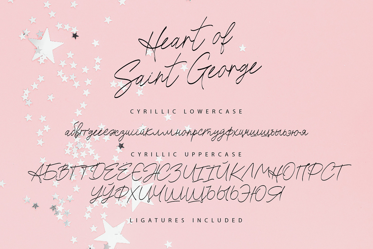 Heart of Saint George, a Handwritten Font by chekart (Photo 14 of 14)