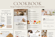 Cookbook Recipe Template, a Templates & Theme by Design Lush Studio (Thumbnail 1 of 8)