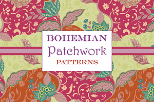 Boho Patchwork Patterns Multi Color