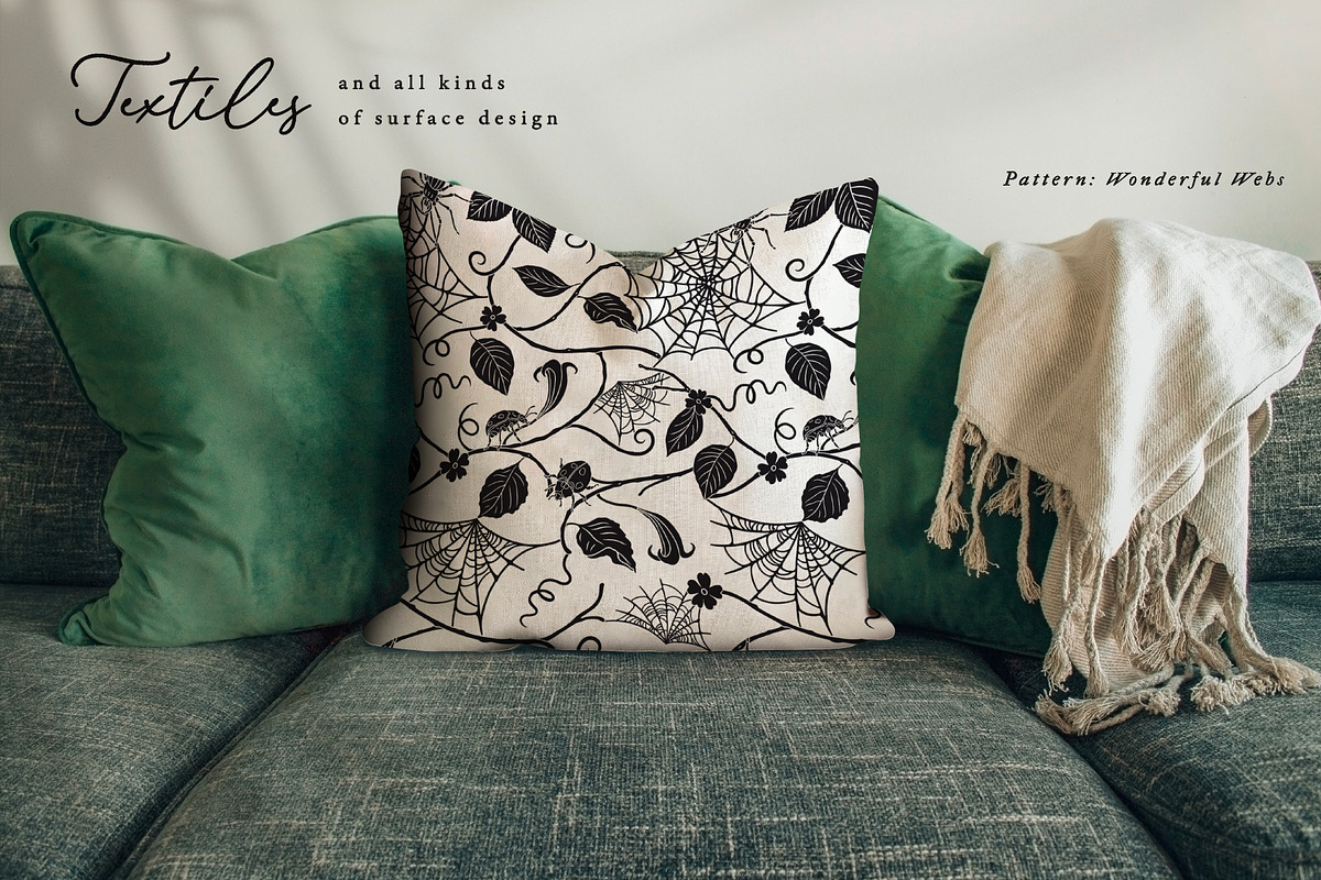 Shadow Garden Vector Collection, a Decorative Illustration by rouxsupplyco (Photo 11 of 17)