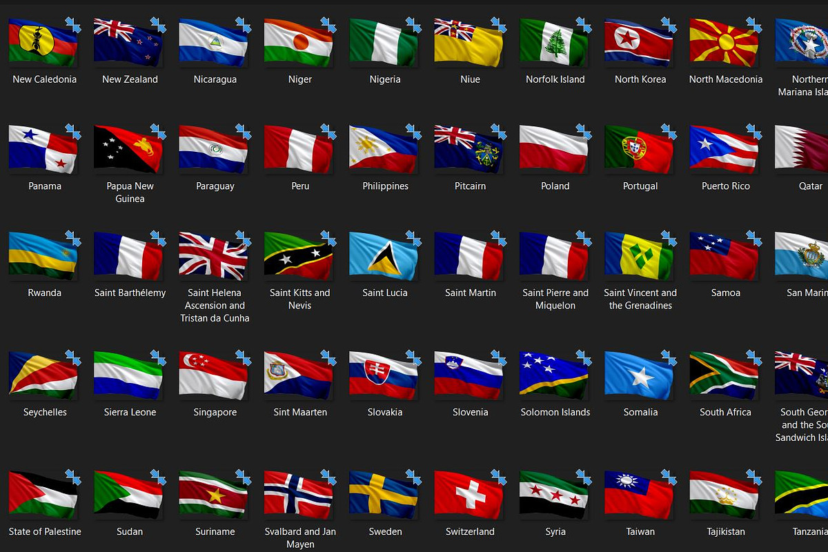 271 Hi Res PNG Country Flags, an Object Graphic by bnrcreativelab (Photo 8 of 10)