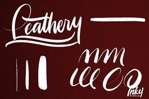 Inky Lettering Procreate Brushes