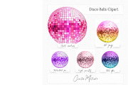 Disco Balls Clipart PNG Bundle, a Seasonal Illustration by Creative Matrix82 (Thumbnail 2 of 6)