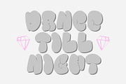 Poppoly Graffiti Bubble Display Font, a Handwritten Font by Maulana Creative (Thumbnail 2 of 7)