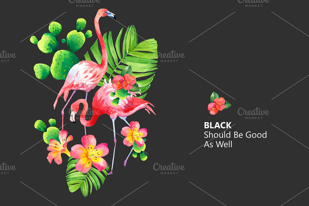 Hello, Flamingos!, a Graphic by Mona Monash (Photo 5 of 9)