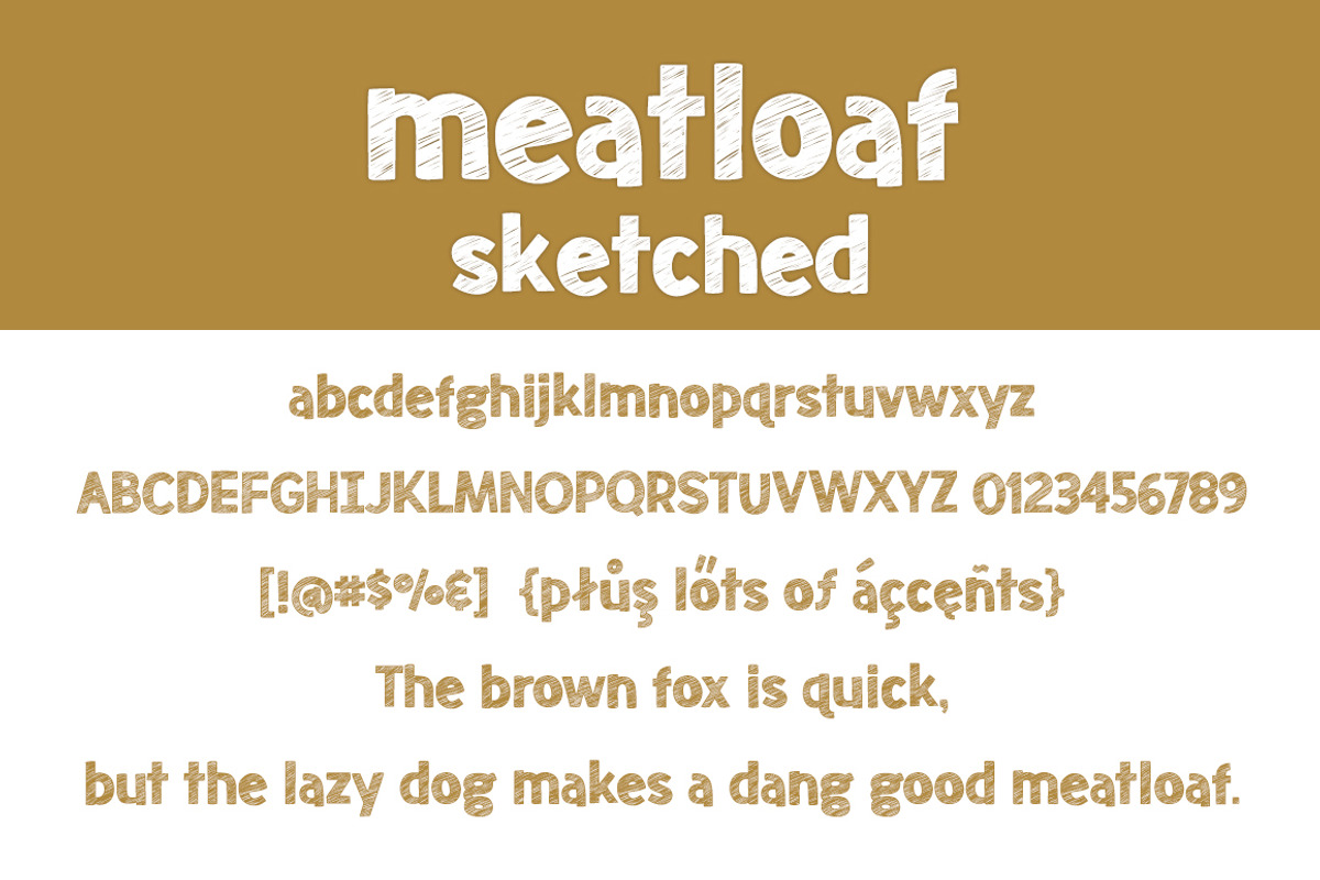 Meatloaf Font Family preview 5