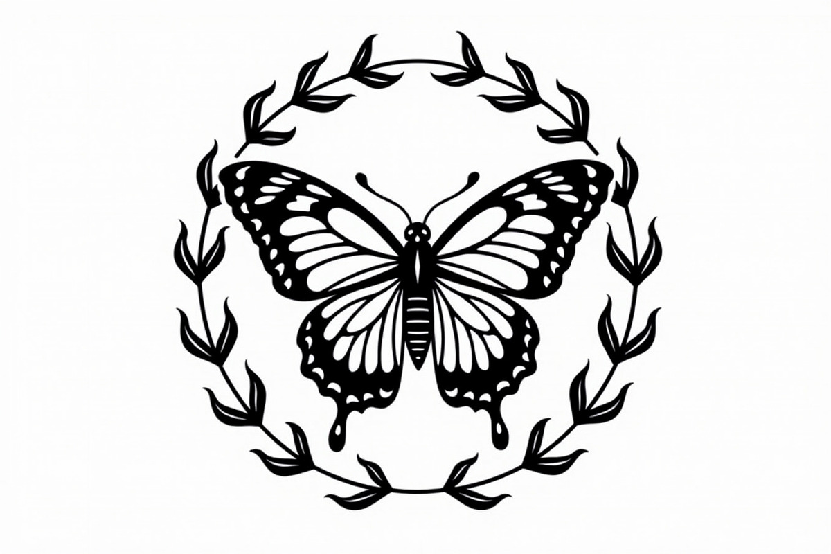 Nature Butterfly Vector Bundle, an Illustration by yasushie (Photo 6 of 9)