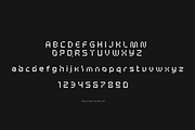 Glitch font - Pixelated Display Sans, a Sans Serif Font by Roman Polishchuk (Thumbnail 8 of 9)