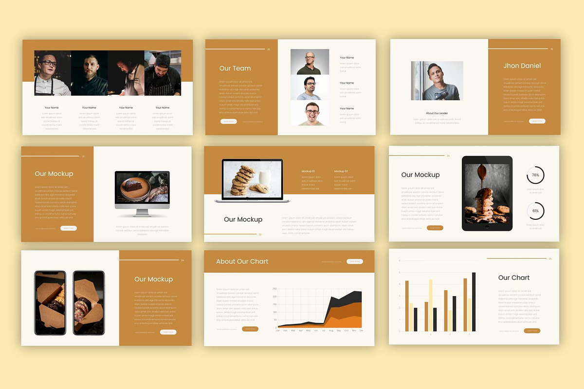 Labis - Cookies PowerPoint Template, a Presentation Template by riz creative studio (Photo 7 of 9)