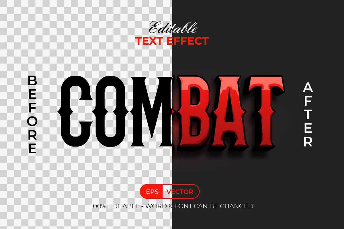 Combat Text Effect Red Shiny Style, a Layer Style Add-On by Mockmenot (Photo 2 of 2)