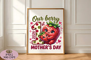 Our Berry First Mother’s Day PNG Bun, an Illustration by Daily.Designs (Thumbnail 4 of 5)