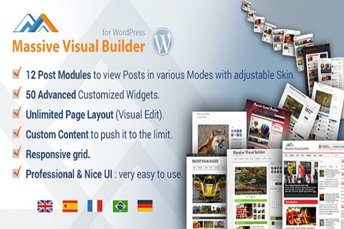 WP Massive Visual Website Builder