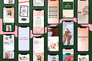 Canva Instagram templates for coach, a Social Media Template by Kurly Creative (Thumbnail 2 of 10)